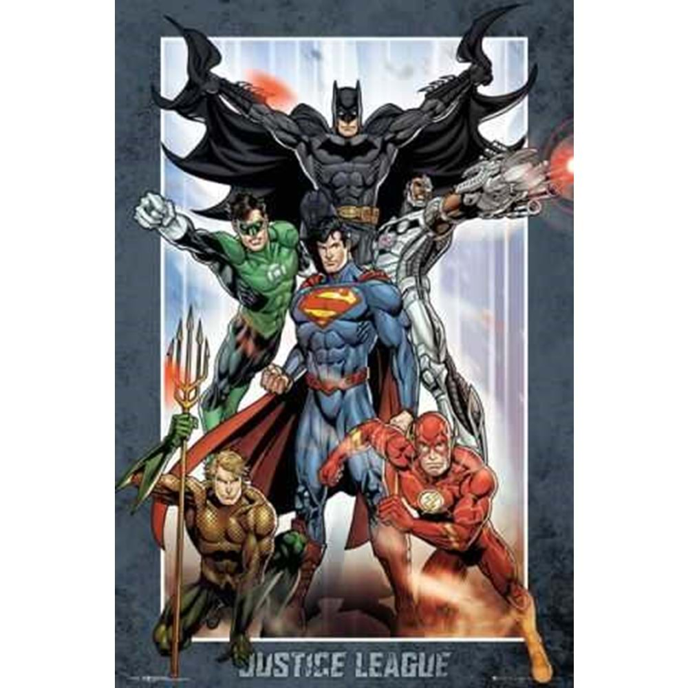 JUSTICE LEAGUE COMIC POSTER