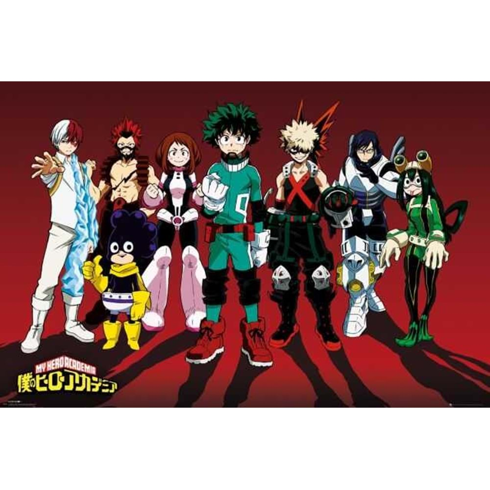 MY HERO ACADEMIA LINE UP POSTER