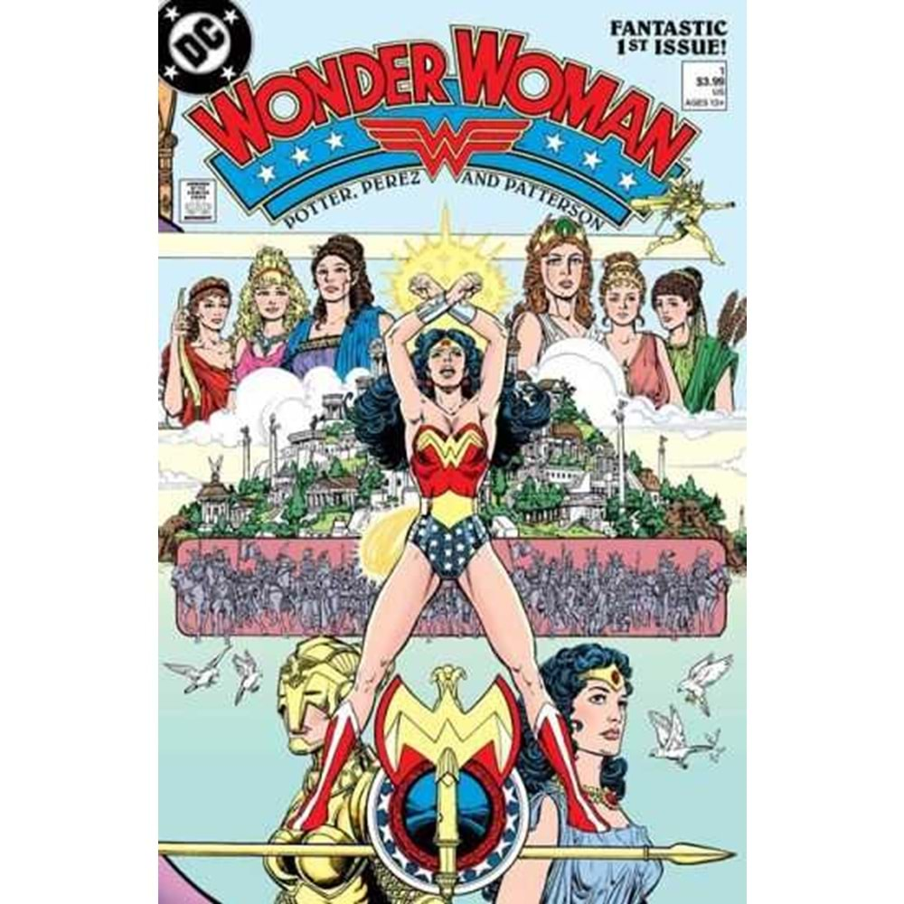 WONDER WOMAN (1987) # 1 FACSIMILE EDITION (2023 EDITION) COVER A GEORGE PEREZ