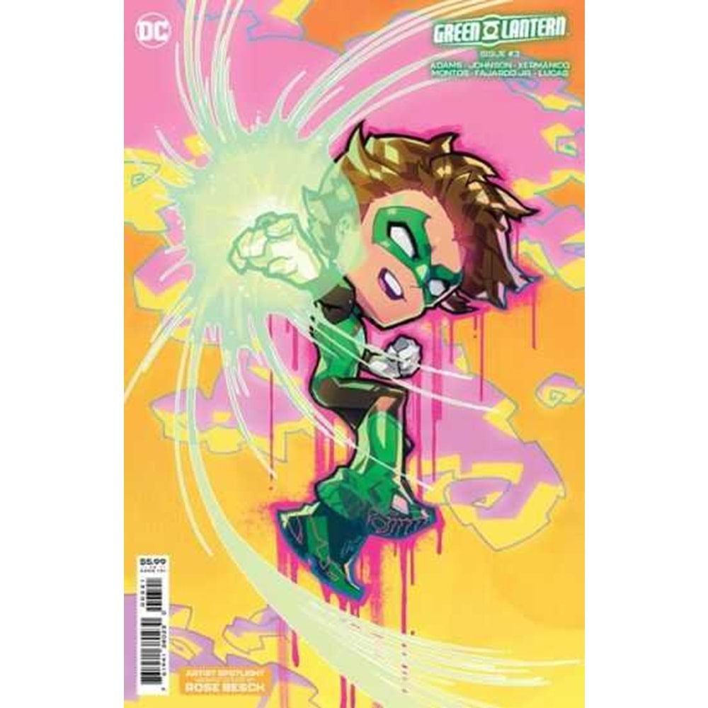 GREEN LANTERN (2023) # 3 COVER C ROSE BESCH CREATOR CARD STOCK VARIANT