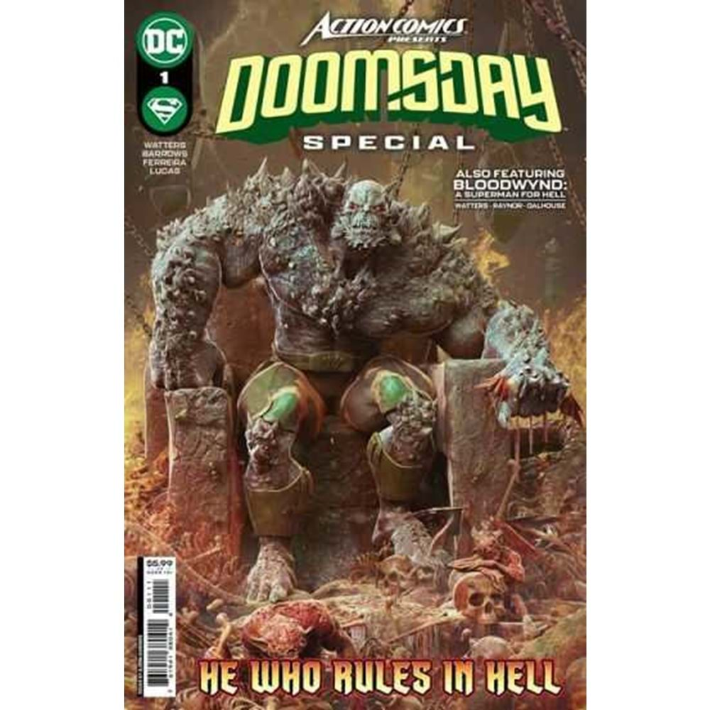 ACTION COMICS PRESENTS DOOMSDAY SPECIAL # 1 (ONE SHOT) COVER A BJORN BARENDS