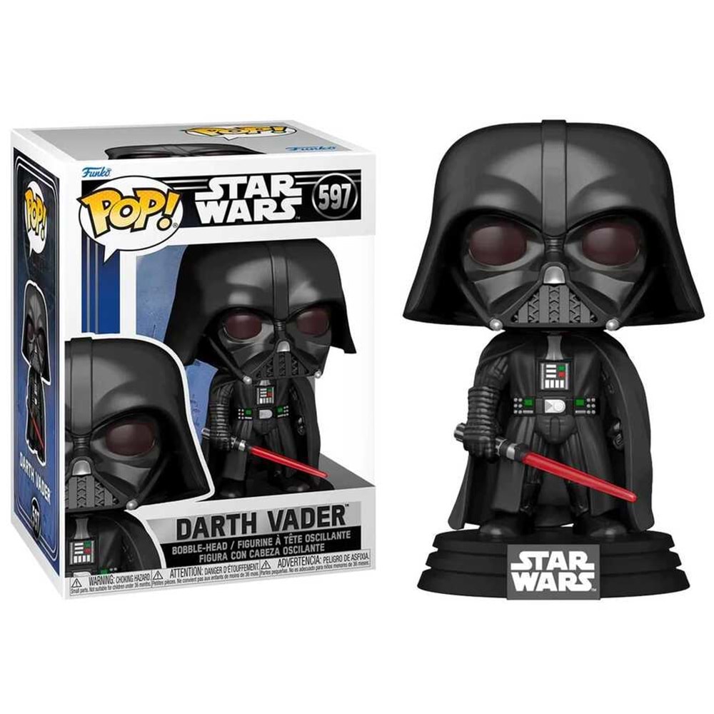 FUNKO POP STAR WARS DARTH VADER EPISODE IV A NEW HOPE BOBBLE HEAD 597