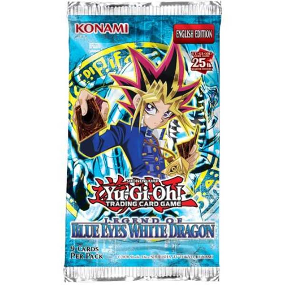 YUGIOH LEGEND OF BLUE EYES WHITE DRAGON BOOSTER PACK