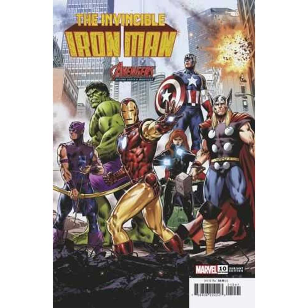 INVINCIBLE IRON MAN (2023) # 10 CAFU AVENGERS 60TH VARIANT