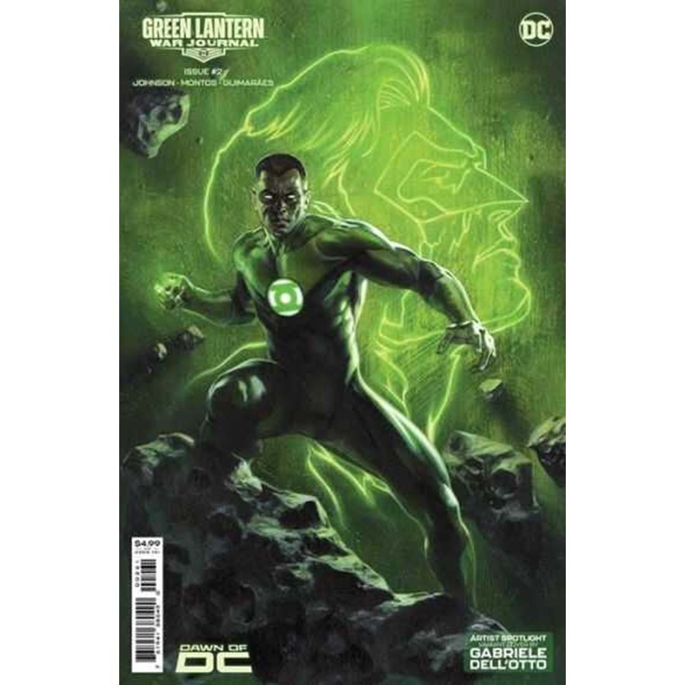 GREEN LANTERN WAR JOURNAL # 2 COVER D GABRIELE DELLOTTO ARTIST SPOTLIGHT CARD STOCK VARIANT