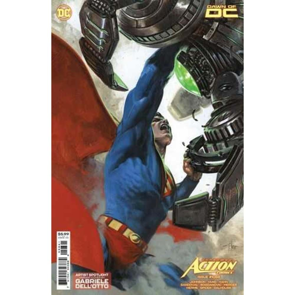 ACTION COMICS (2016) # 1058 COVER D GABRIELE DELLOTTO ARTIST SPOTLIGHT CARD STOCK VARIANT