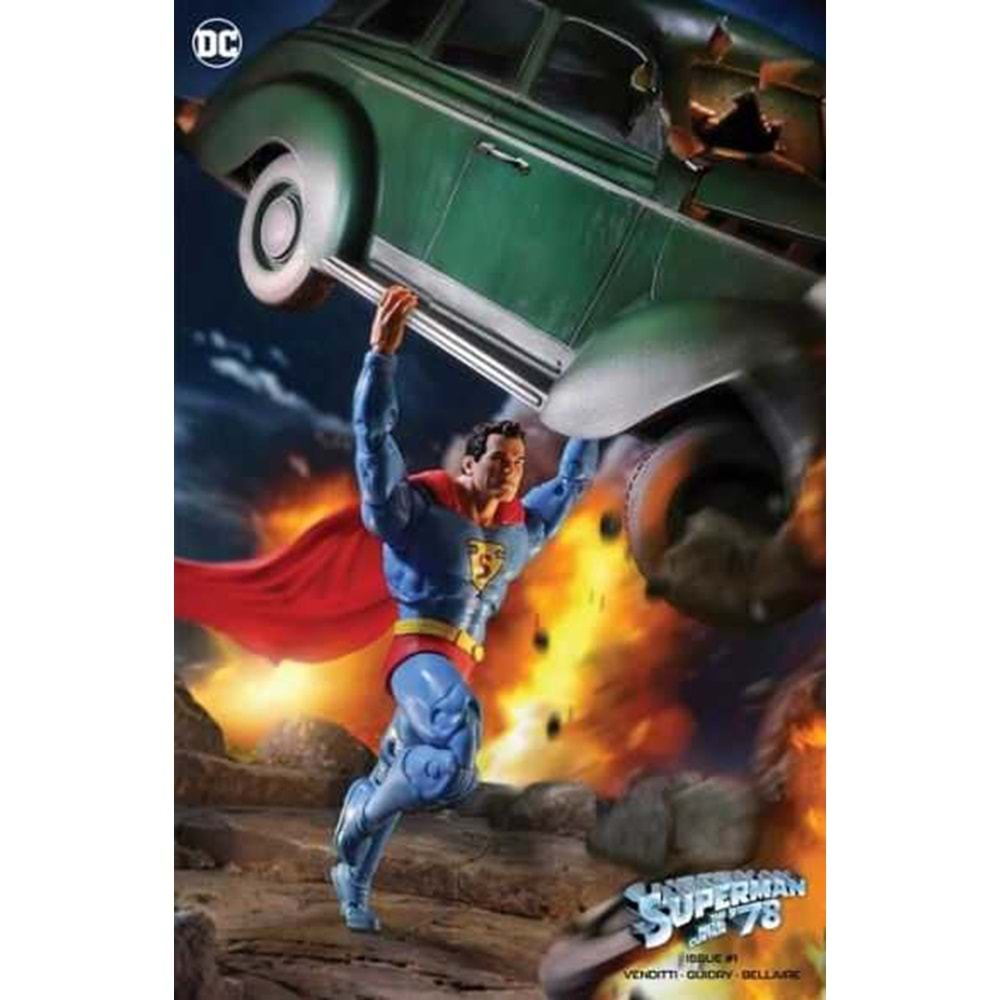 SUPERMAN 78 THE METAL CURTAIN # 1 (OF 6) COVER C ACTION COMICS SUPERMAN MCFARLANE TOYS ACTION FIGURE CARD STOCK VARIANT