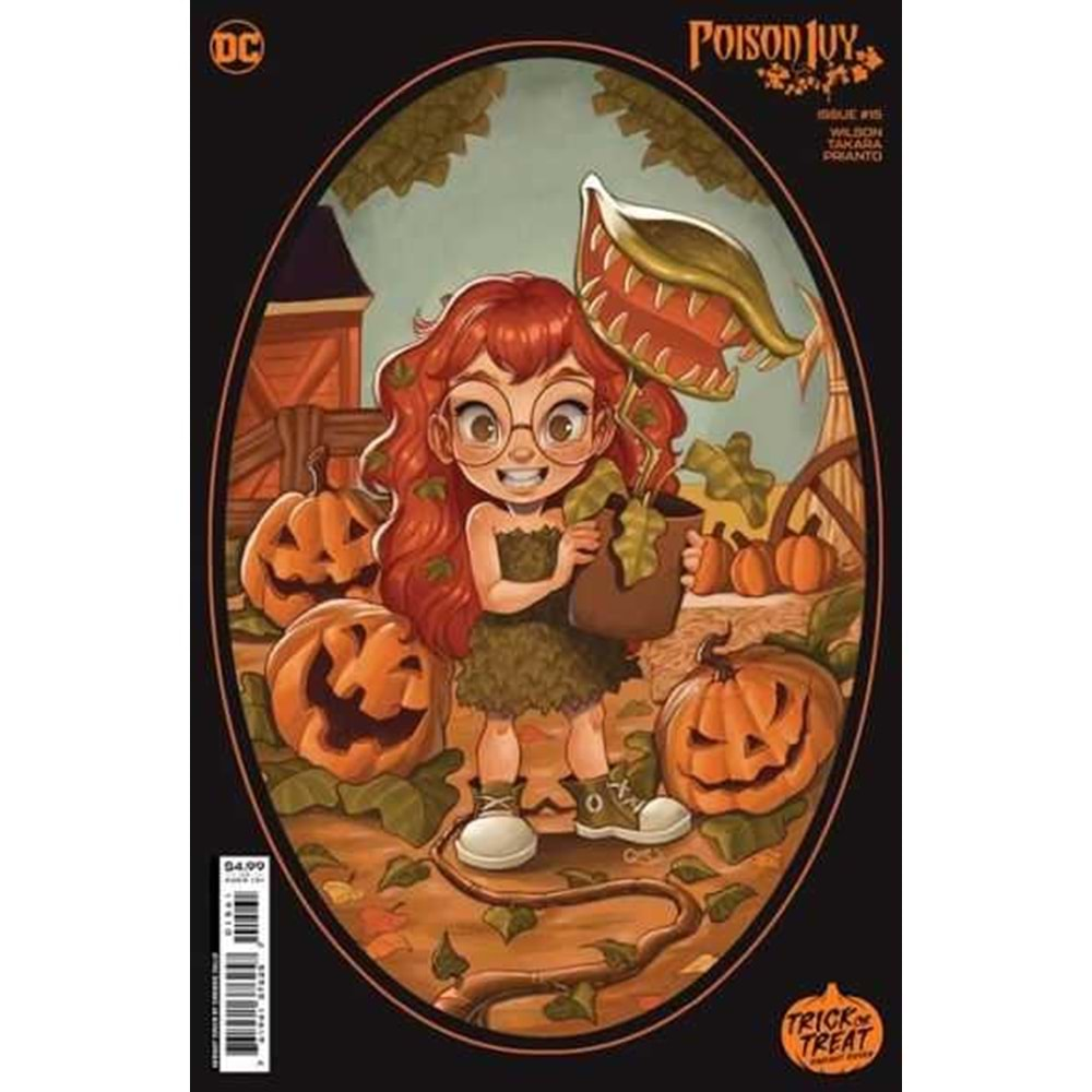 POISON IVY # 15 COVER F CHRISSIE ZULLO TRICK OR TREAT CARD STOCK VARIANT