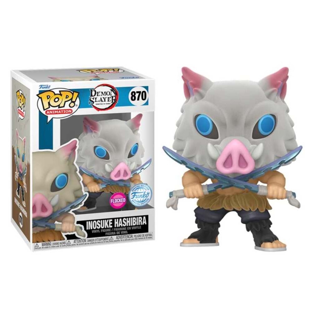 FUNKO POP DEMON SLAYER HASHIBIRA INOSUKE FLOCKED SPECIAL EDITION