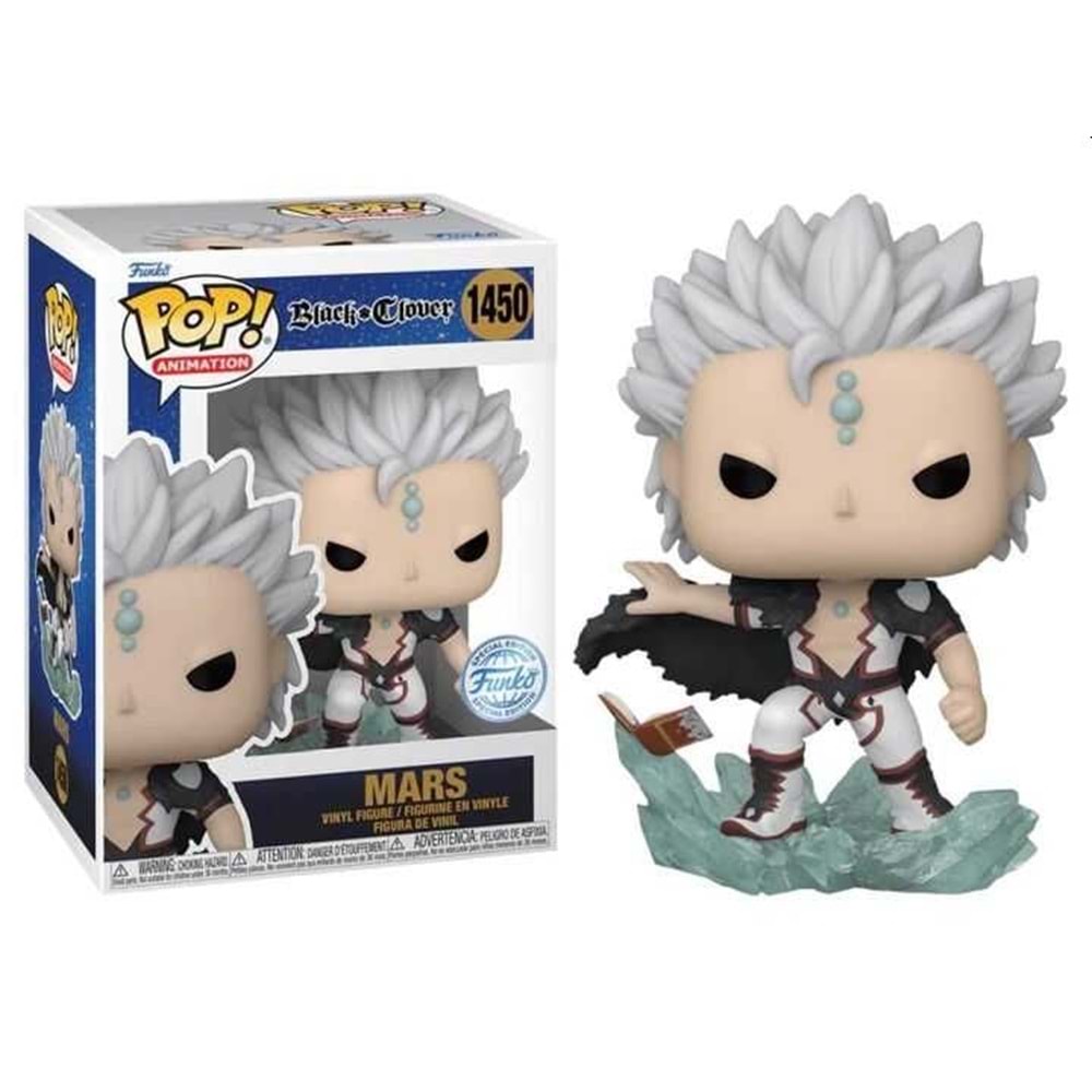FUNKO POP BLACK CLOVER MARS WITH BOOK SPECIAL EDITION
