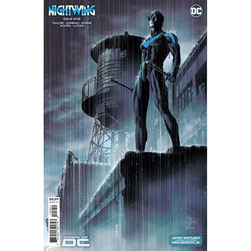 NIGHTWING (2016) # 108 COVER D MIKE DEODATO JR ARTIST SPOTLIGHT CARD STOCK VARIANT
