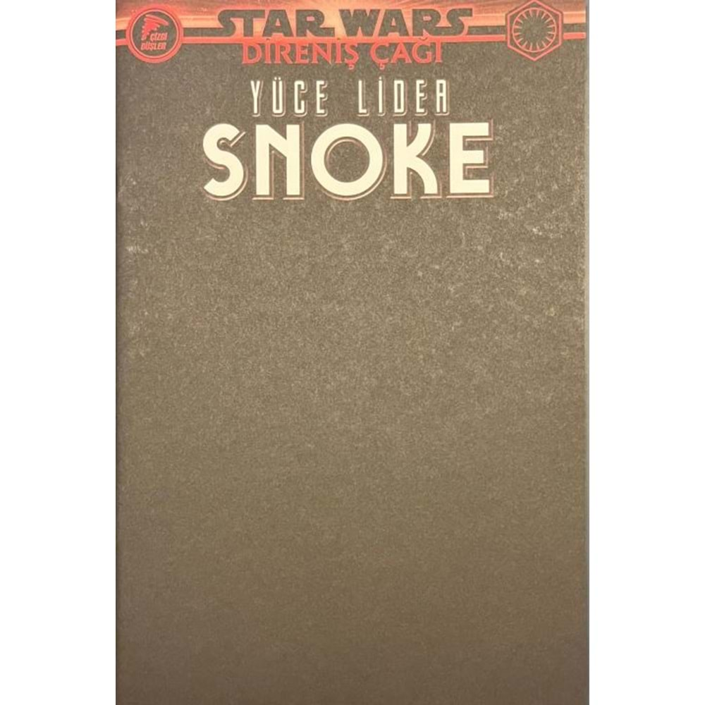 STAR WARS DİRENİŞ ÇAĞI YÜCE LİDER SNOKE SİYAH BOŞ KAPAK