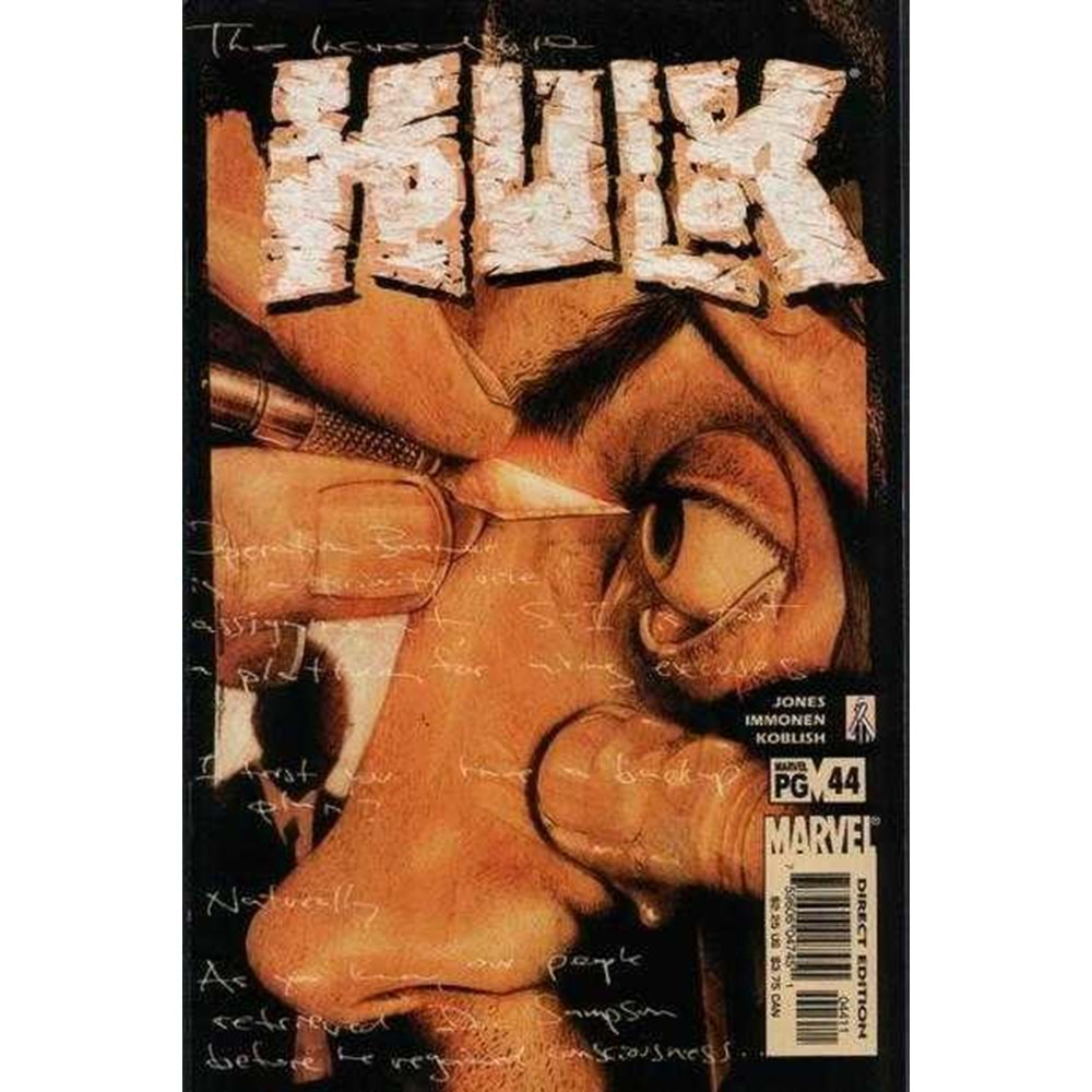 INCREDIBLE HULK (1999) # 44 F