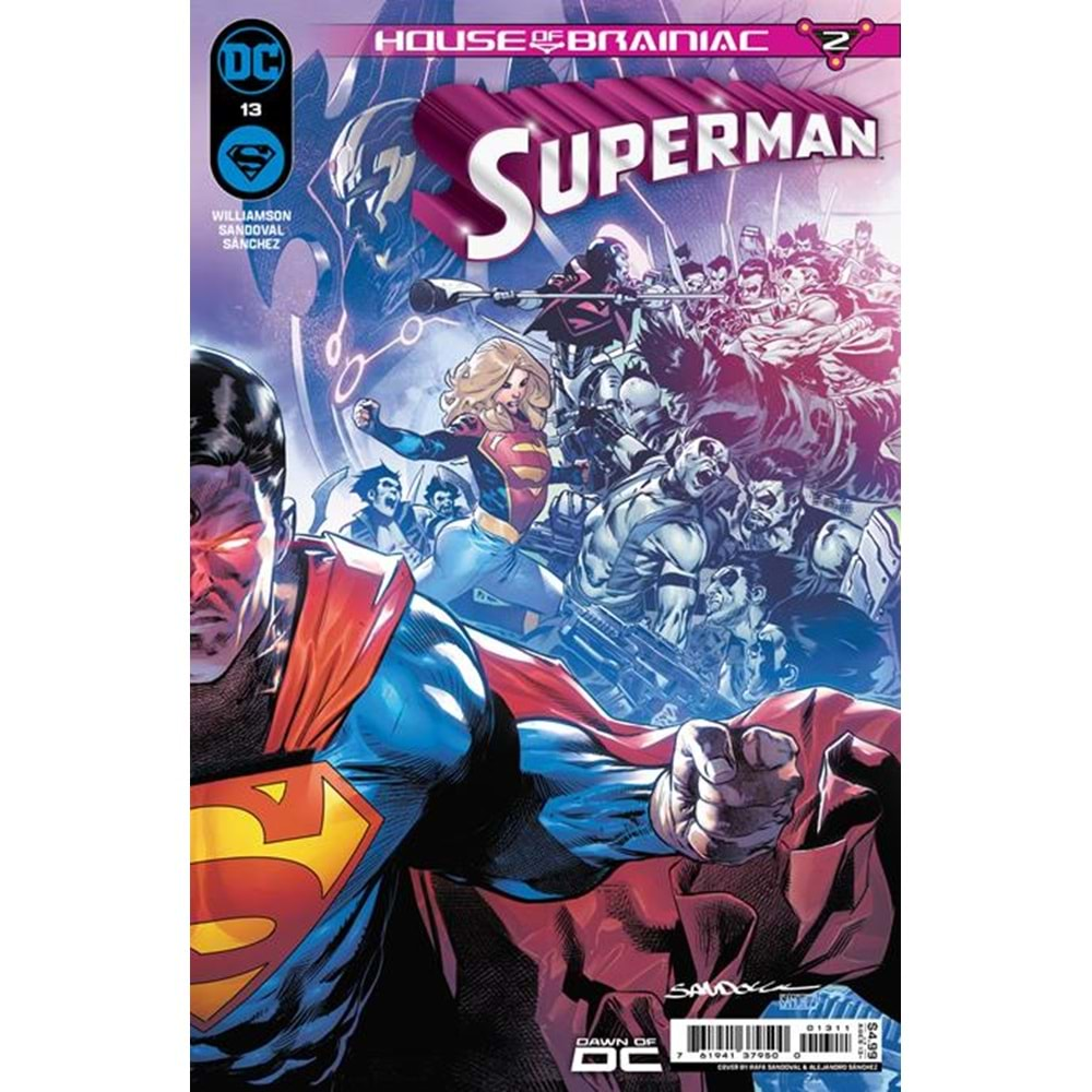 SUPERMAN (2023) # 13 COVER A RAFA SANDOVAL CONNECTING (HOUSE OF BRAINIAC)