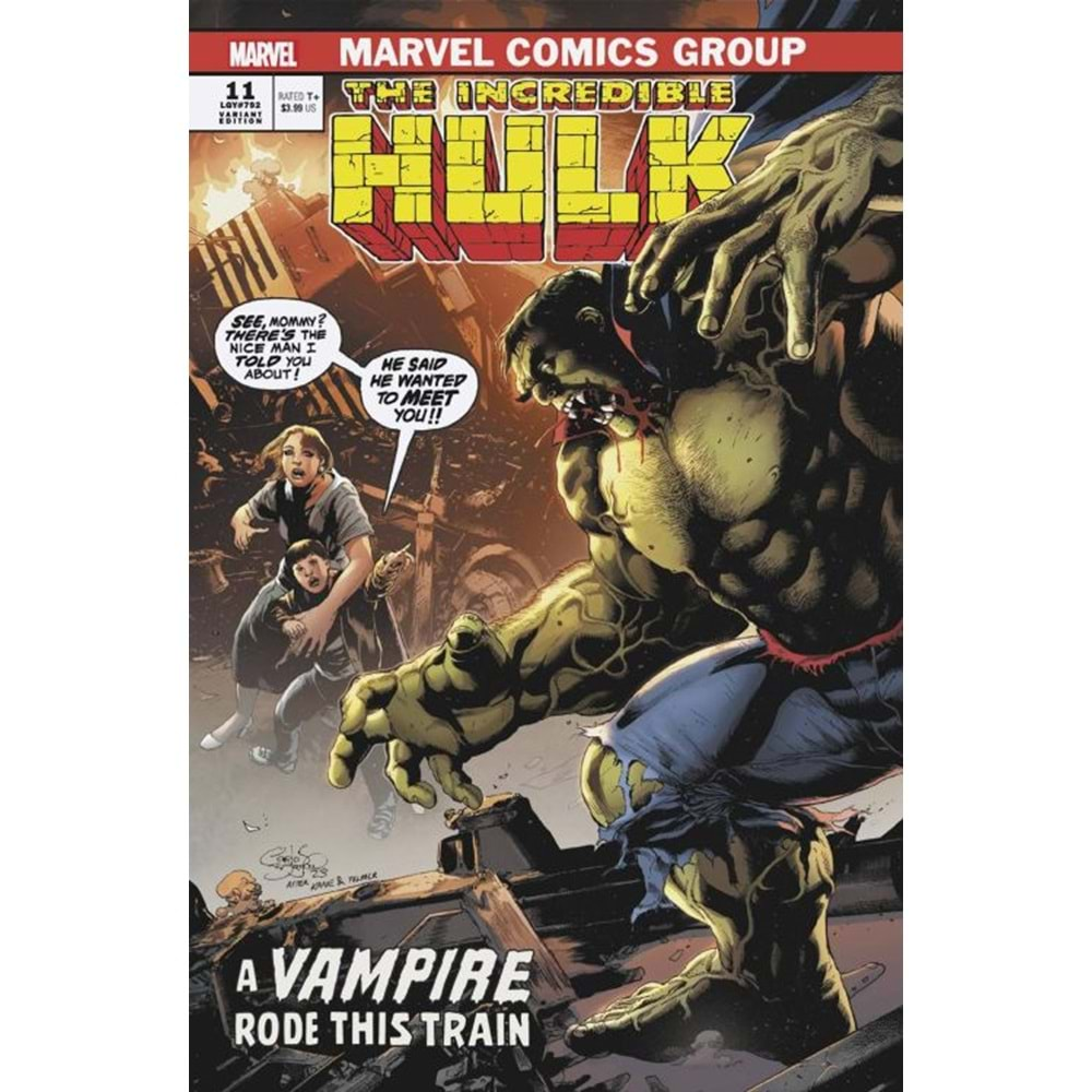 INCREDIBLE HULK (2023) # 11 CARLOS MAGNO VAMPIRE VARIANT