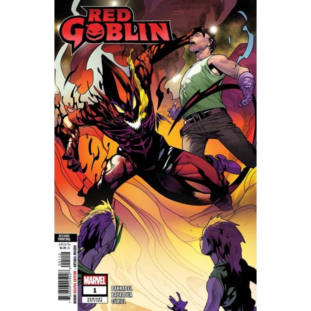 RED GOBLIN # 1 SECOND PRINTING BAZALDUA VARIANT