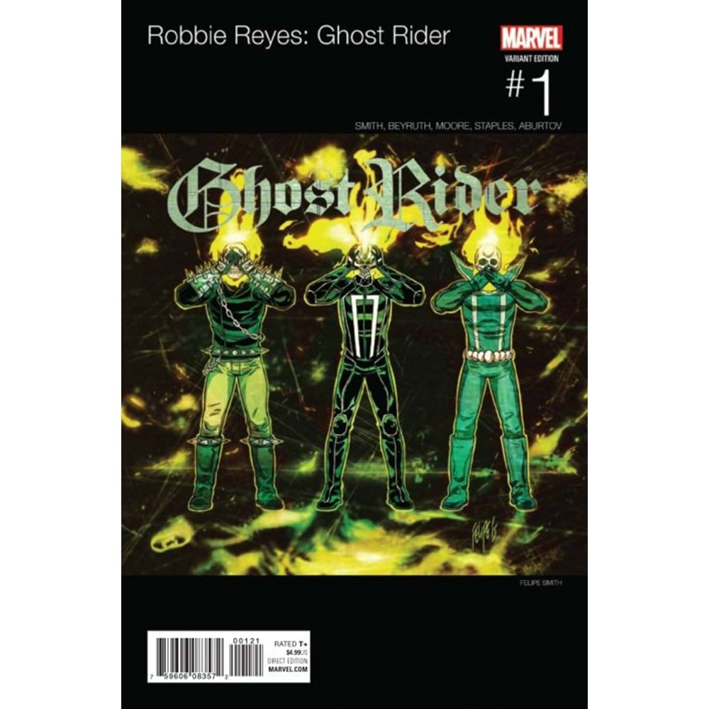 GHOST RIDER (2016) # 1 SMITH HIP HOP VARIANT