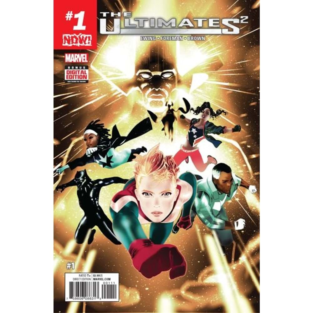 ULTIMATES 2 (2016) # 1 SECOND PRINTING FOREMAN VARIANT