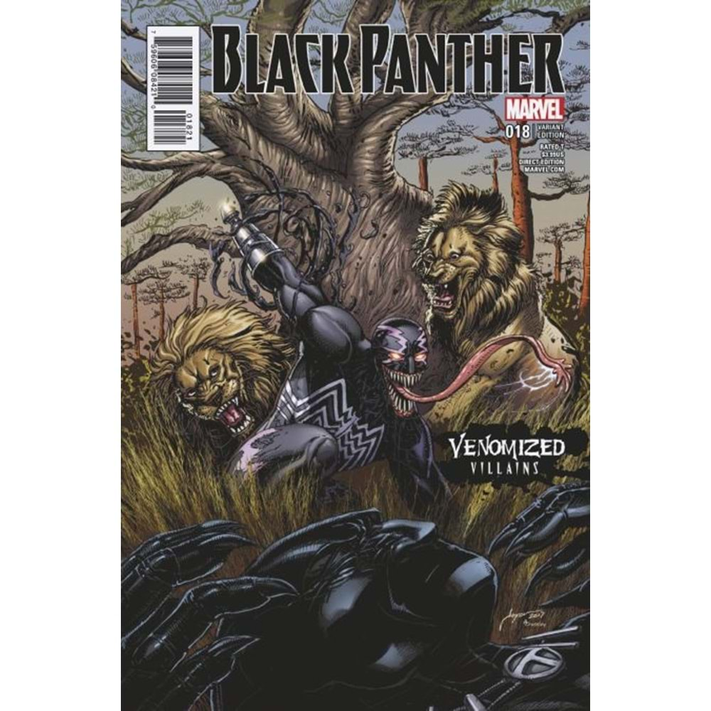 BLACK PANTHER (2016) # 18 VENOMIZED KLAW VARIANT