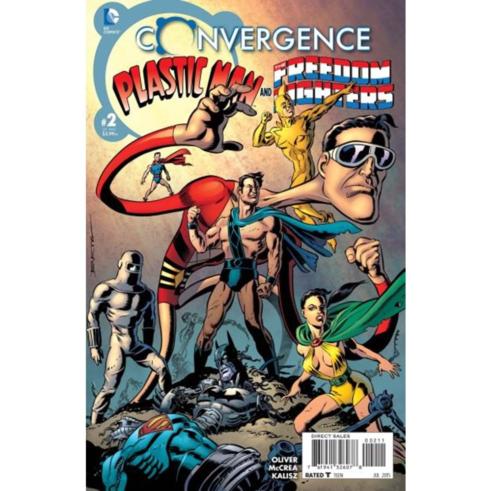 CONVERGENCE PLASTIC MAN AND THE FREEDOM FIGHTERS # 1-2 TAM SET