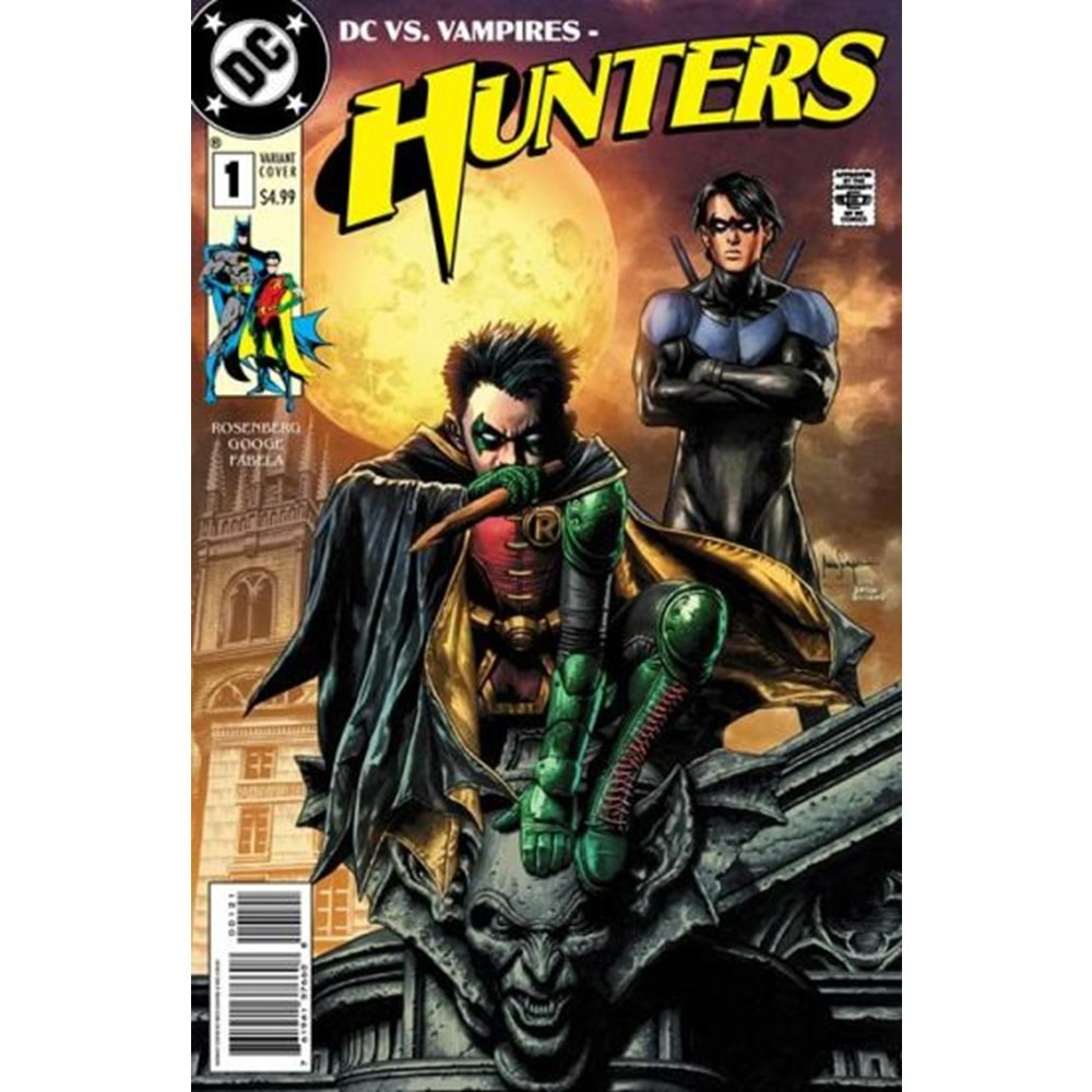 DC VS VAMPIRES HUNTERS # 1 COVER B MICO SUAYAN CARD STOCK VARIANT