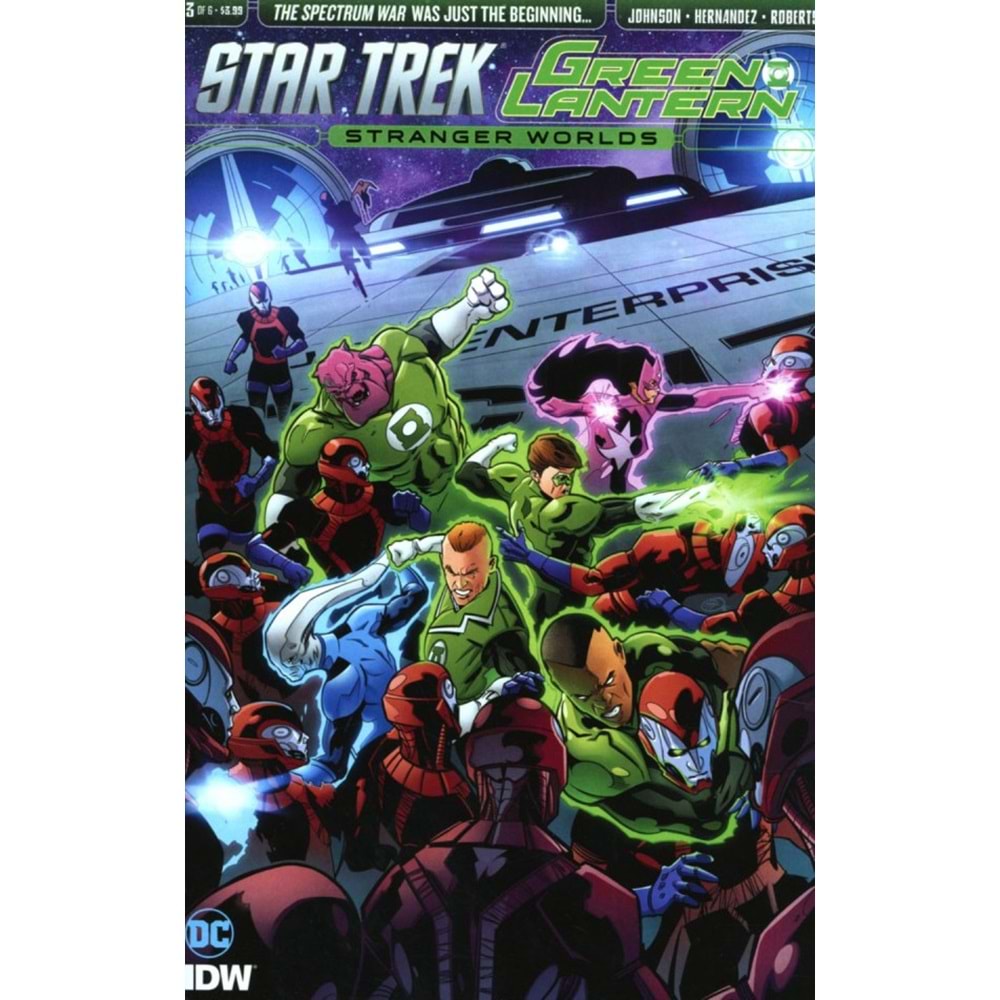 STAR TREK GREEN LANTERN STANGER WORLDS # 3