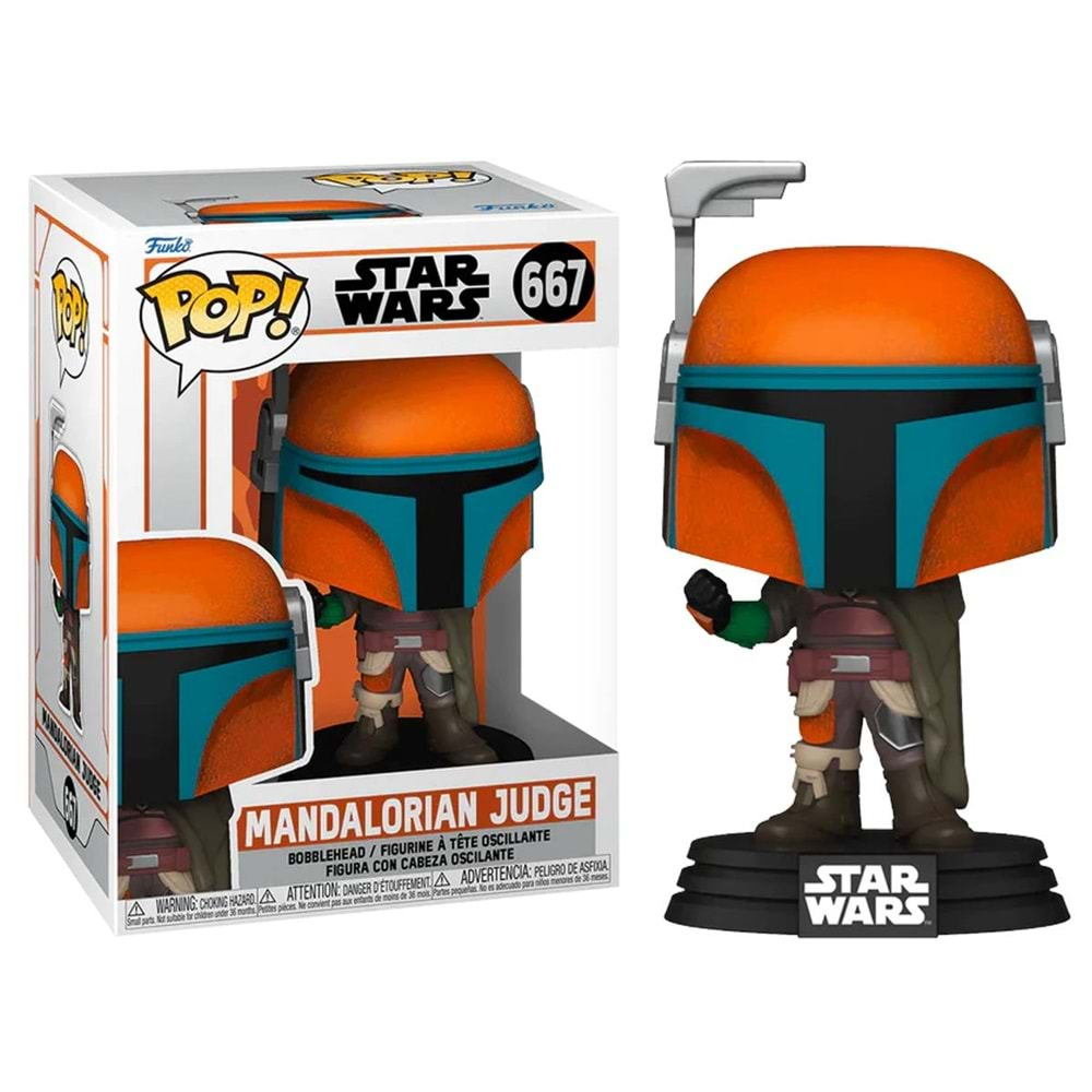 FUNKO POP STAR WARS THE MANDALORIAN JUDGE BOBBLE-HEAD