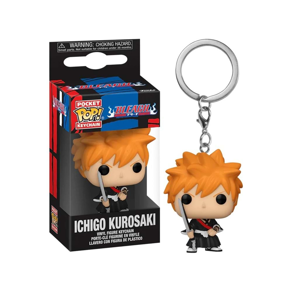 FUNKO POP BLEACH KUROSAKI ICHIGO KEYCHAIN