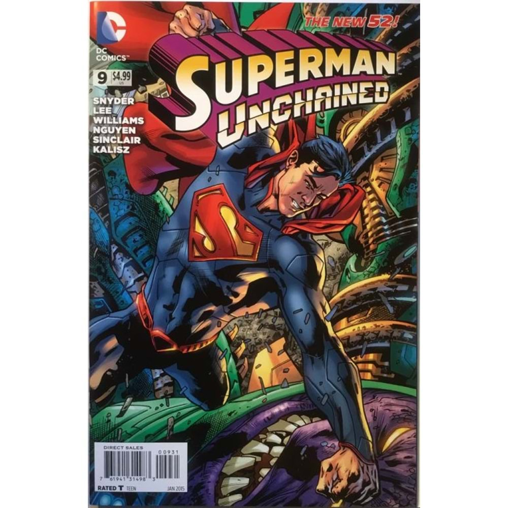 SUPERMAN UNCHAINED # 9 1:50 BRYAN HITCH VARIANT