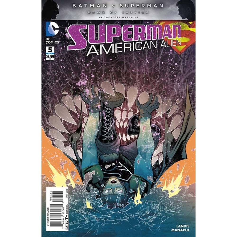 SUPERMAN AMERICAN ALIEN # 5 1:25 FRANCIS MANAPUL VARIANT