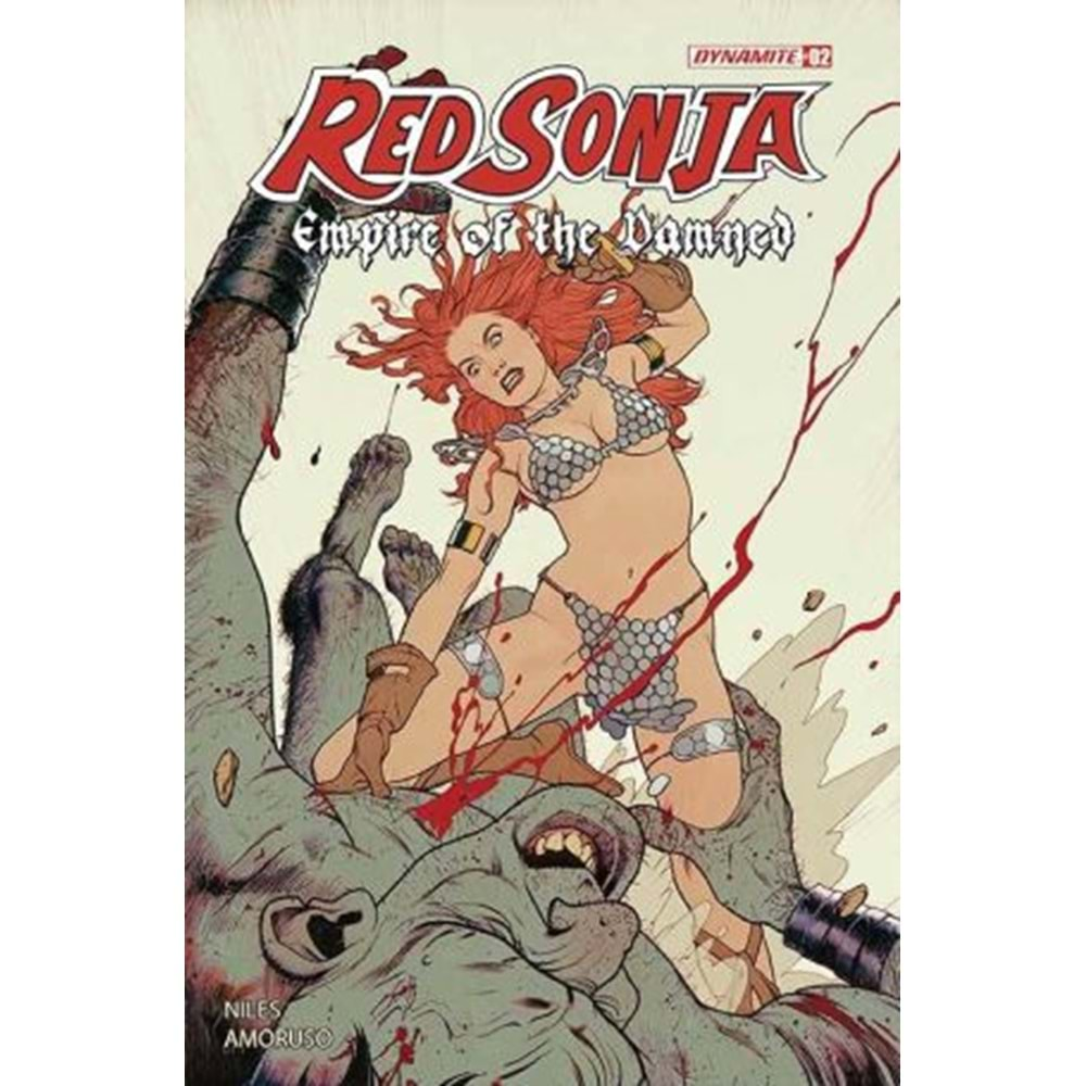 RED SONJA EMPIRE OF THE DAMNED # 2 COVER E MIDDLETON VARIANT