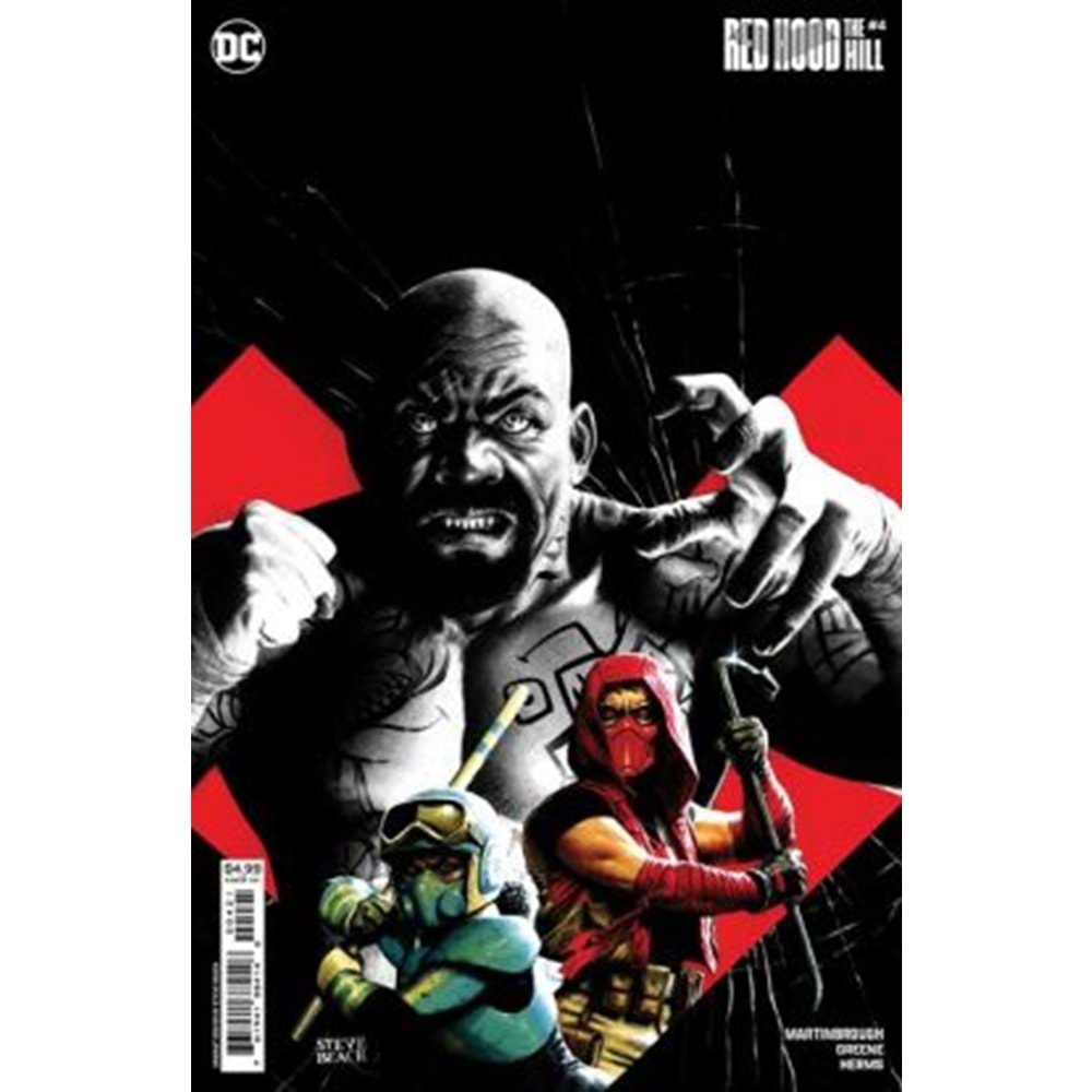 RED HOOD THE HILL # 4 (OF 6) COVER B STEVE BEACH CARD STOCK VARIANT