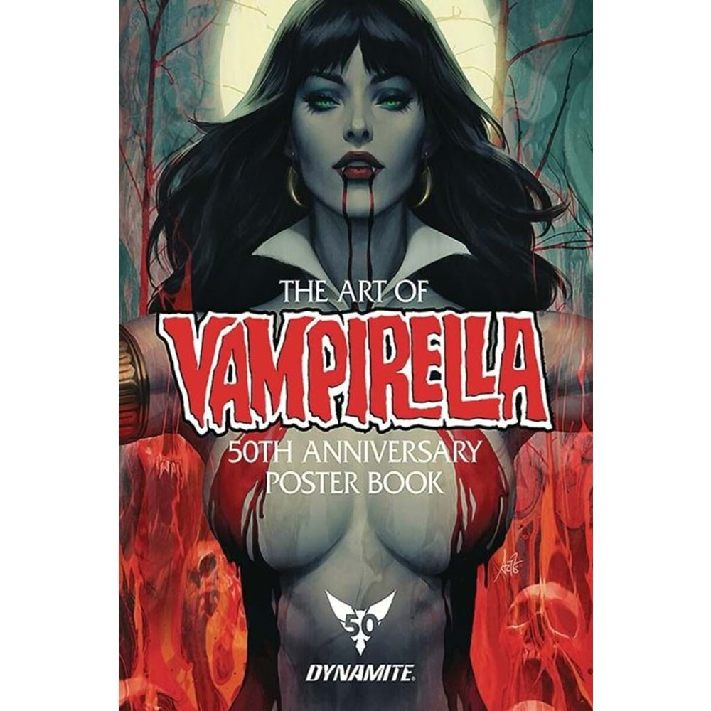 ART OF VAMPIRELLA 50TH ANNIVERSARY POSTER BOOK TPB