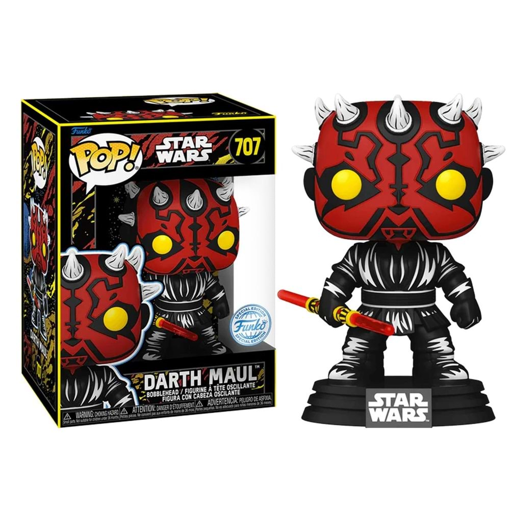 FUNKO POP STAR WARS DARTH MAUL RETRO SPECIAL EDITION