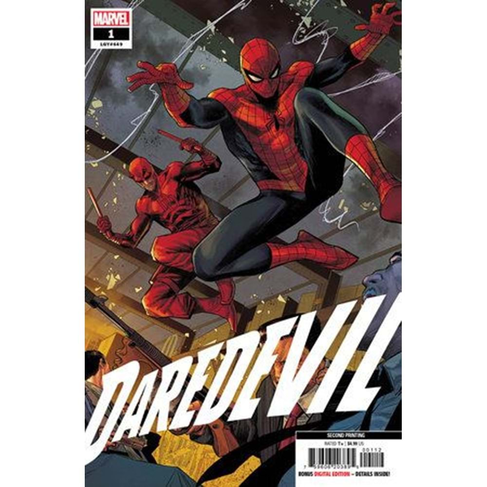 DAREDEVIL (2019) # 1 SECOND PRINTING CHECCHETTO VARIANT