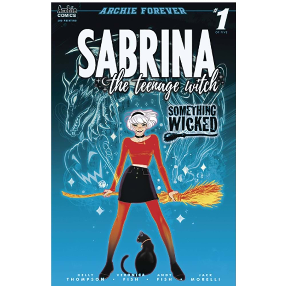 SABRINA THE TEENAGE WITCH SOMETHING WICKED # 1 SECOND PRINTING