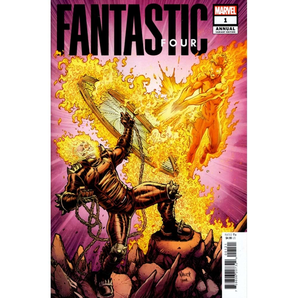 FANTASTIC FOUR (2022) ANNUAL 2023 # 1 TODD NAUCK VARIANT