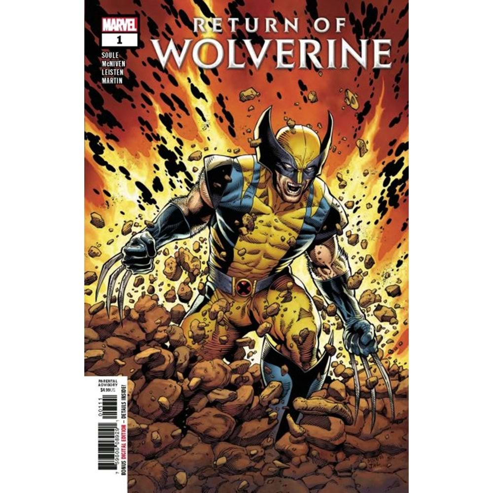 RETURN OF WOLVERINE # 1-5 TAM SET