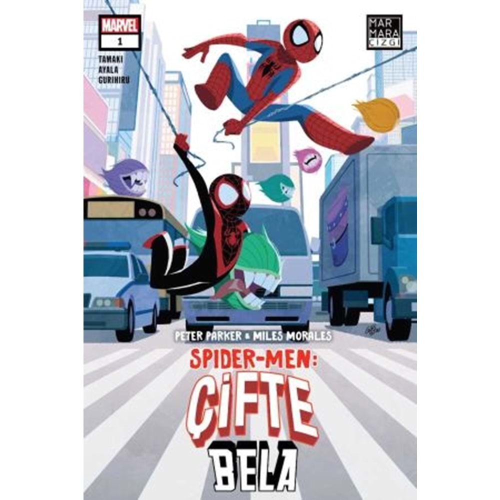 PETER PARKER & MILES MORALES SPIDER-MEN ÇİFTE BELA SAYI 1