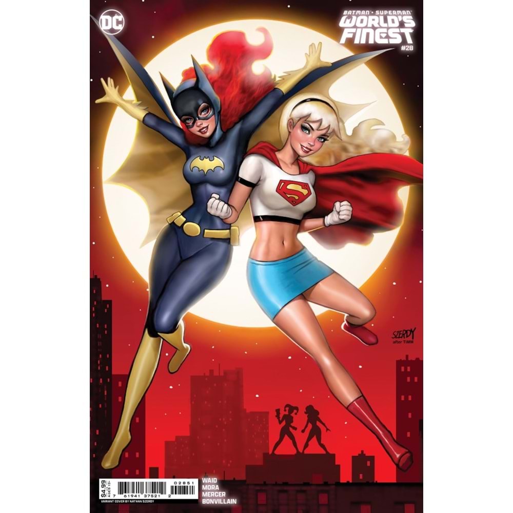 BATMAN SUPERMAN WORLDS FINEST (2022) # 28 COVER B NATHAN SZERDY CARD STOCK VARIANT