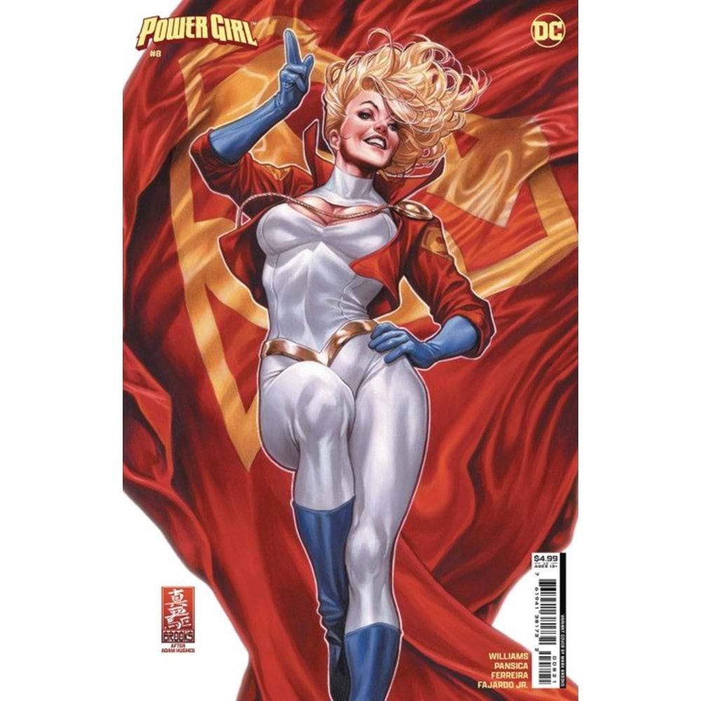 POWER GIRL (2023) # 8 COVER B MARK BROOKS CARD STOCK VARIANT (HOUSE OF BRAINIAC)