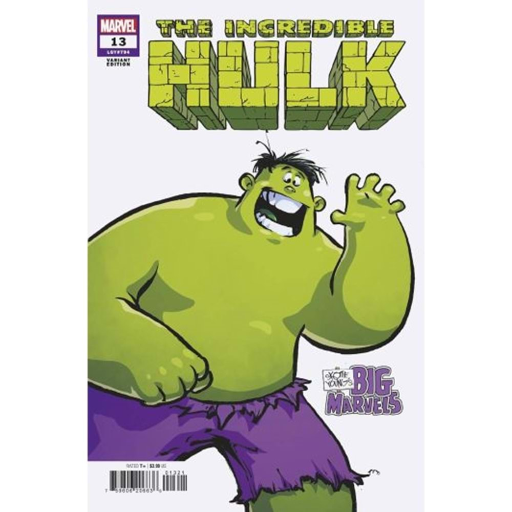 INCREDIBLE HULK (2023) # 13 SKOTTIE YOUNG BIG MARVEL VARIANT