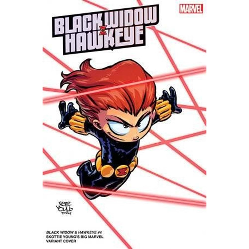 BLACK WIDOW AND HAWKEYE # 4 SKOTTIE YOUNG BIG MARVEL VARIANT