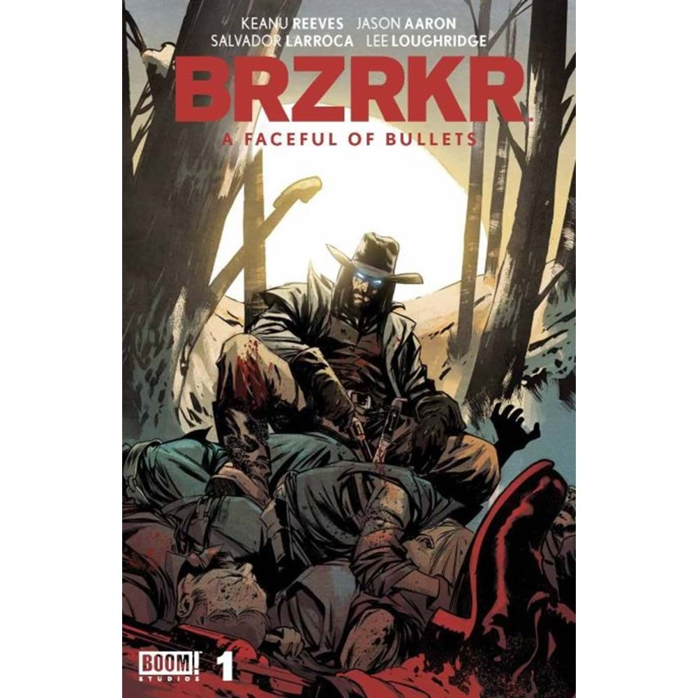 BRZRKR A FACEFUL OF BULLETS # 1 COVER A MANNA