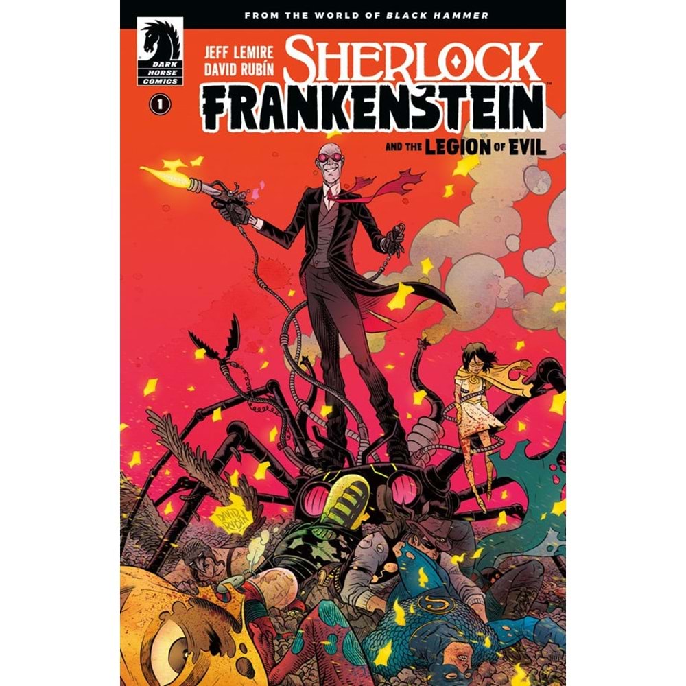 SHERLOCK FRANKENSTEIN AND THE LEGION OF EVIL # 1 COVER A RUBIN
