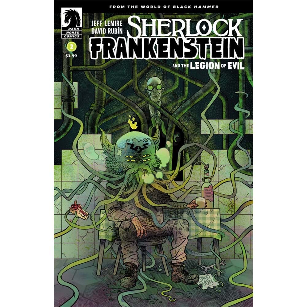 SHERLOCK FRANKENSTEIN AND THE LEGION OF EVIL # 2 COVER A RUBIN