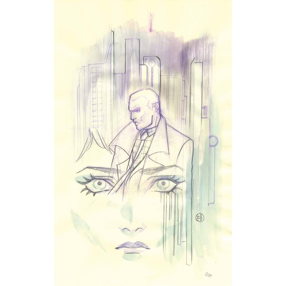 BLADE RUNNER ORIGINS # 1 COVER H MOMOKO FOC SKETCH VIRGIN VARIANT