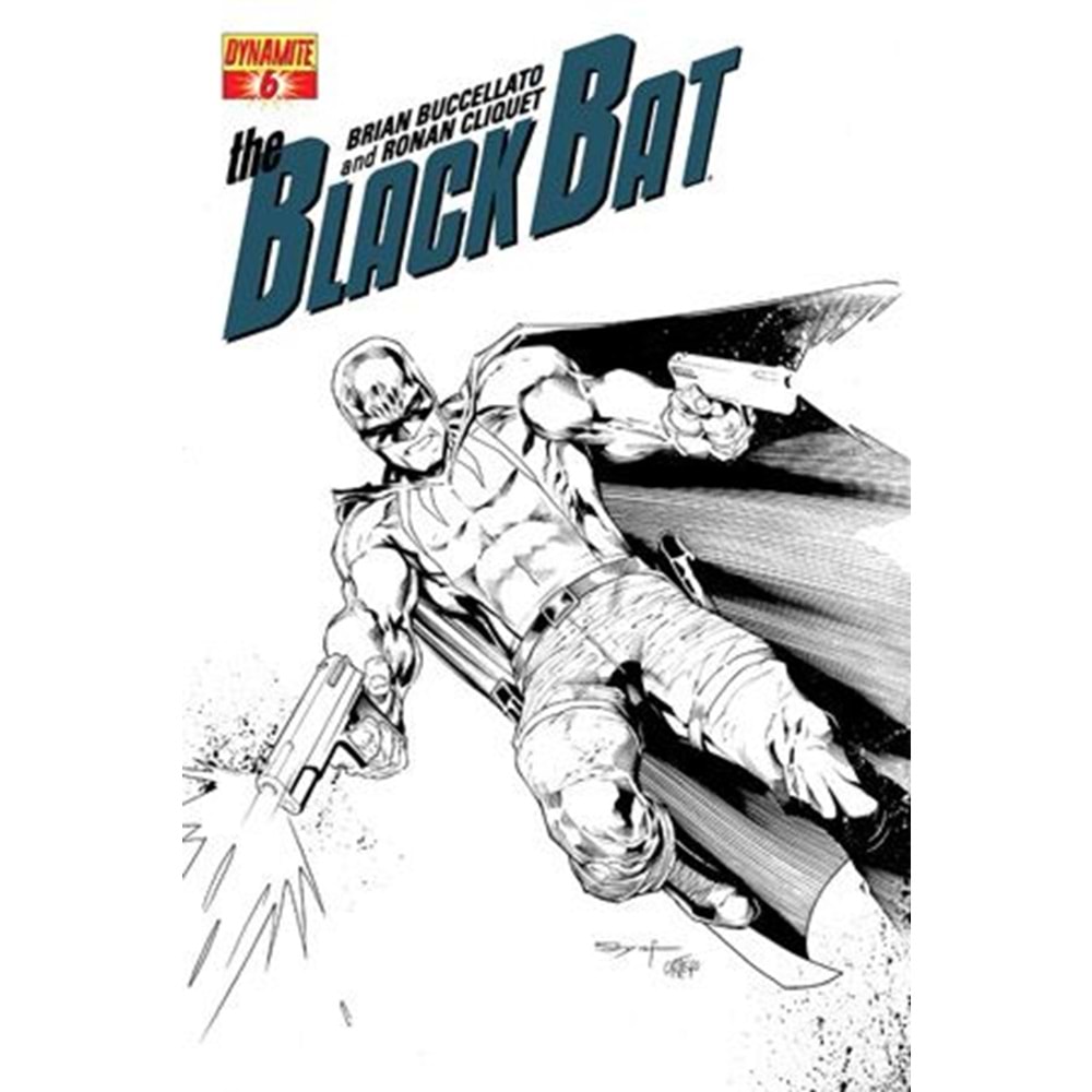 BLACK BAT # 6 LIMITED TO 50 COPIES HIGH-END BLACK& WHITE ULTRA LIMITED SYAF VARIANT