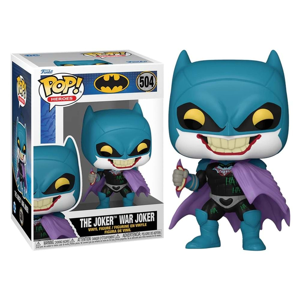 FUNKO POP DC COMICS THE JOKER WAR JOKER