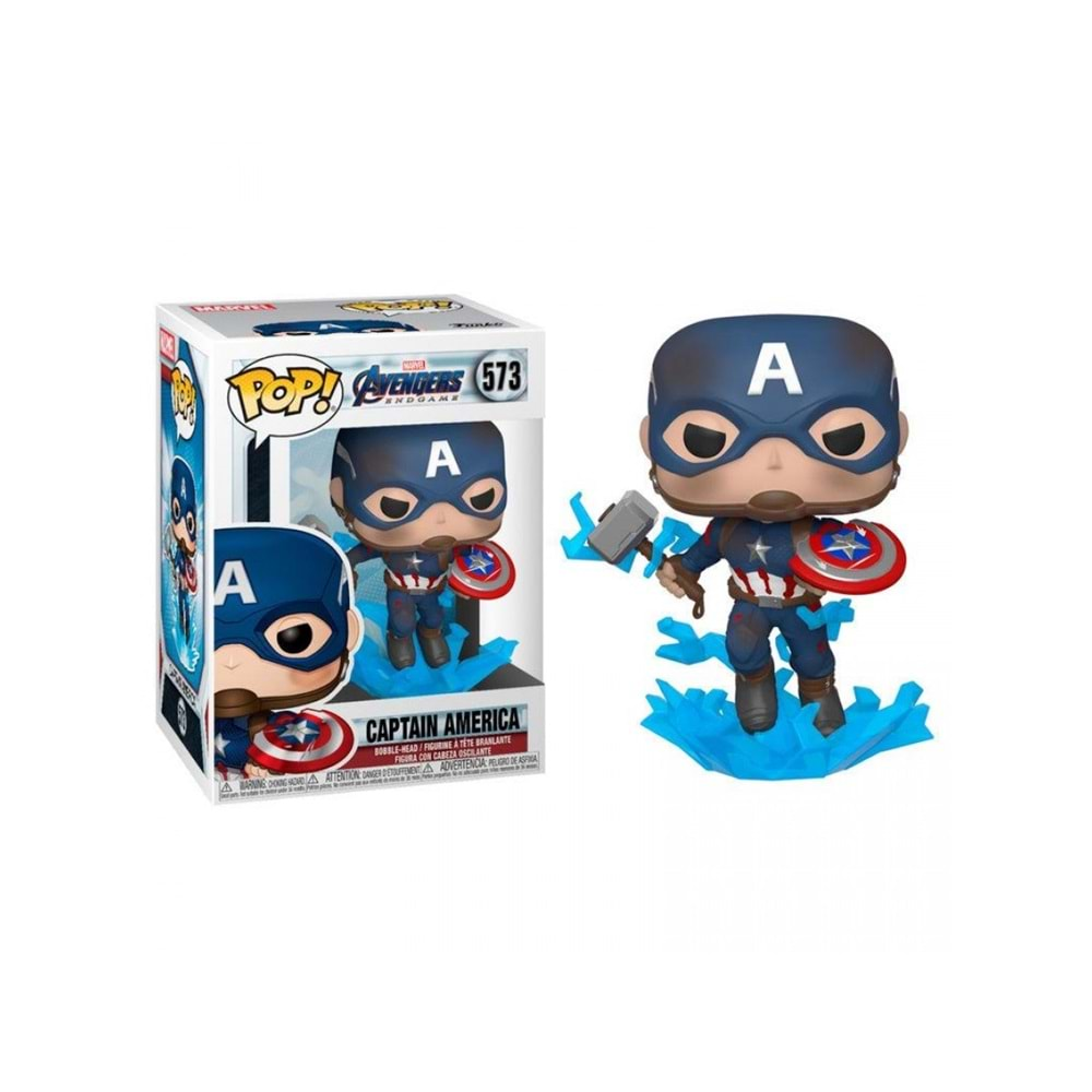 FUNKO POP MARVEL AVENGERS ENDGAME CAPTAIN AMERICA WITH BROKEN SHIELD